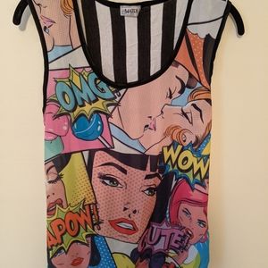 Cómic blouse traslúcid !!